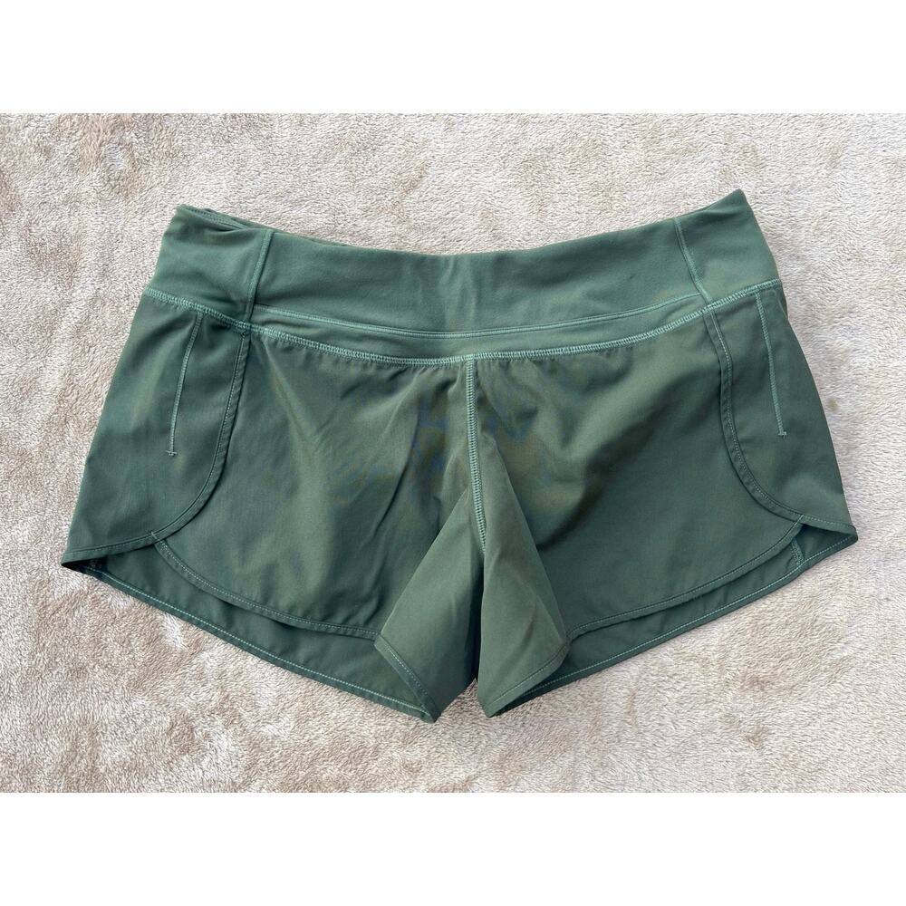 Born Primitive Lined Shorts Green‎ Size XL Running Gym Outside Exercise